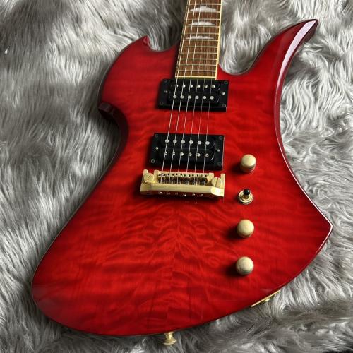 B.C.Rich Mockingbird-650JE -See-Through Red Burst【現物画像】