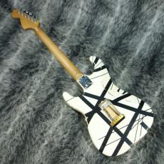 EVH Striped Series '78 Eruption White with Black Stripes Relic_8