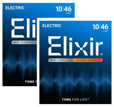 Elixir NANOWEB LIGHT #12052 2pack【10-46/エレキギター弦/2個セット】
