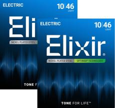 Elixir OPTIWEB LIGHT #19052 2pack【10-46/エレキギター弦/2個セット】