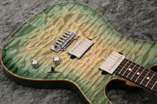 Sugi Custom Order DS496IR 6A Quilt Maple/HM/Ash Emerald Green Fade #S250136 【ローズ指板】【現地選定材】_7
