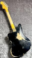 Fender Custom Shop Custom Build 1962 Jaguar Heavy Relic Black Over Olympic White ≒3.84kg #R149728_9