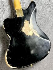 Fender Custom Shop Custom Build 1962 Jaguar Heavy Relic Black Over Olympic White ≒3.84kg #R149728_10