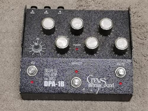 Crews Maniac Sound 【高品質なベース用プリアンプ】DPA-1B【USED】