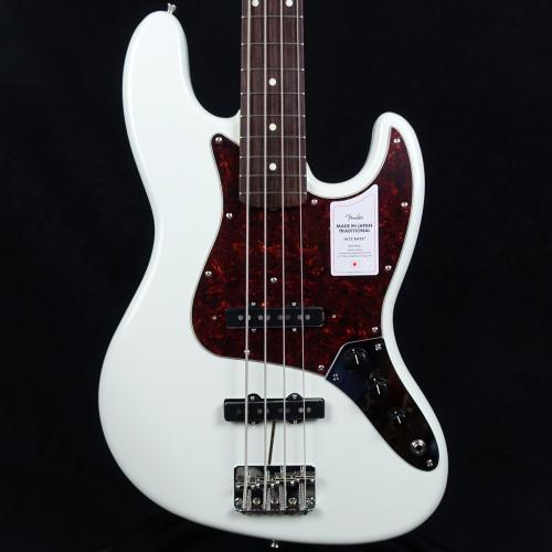 Fender Made in Japan Traditional 60s Jazz Bass Olympic White