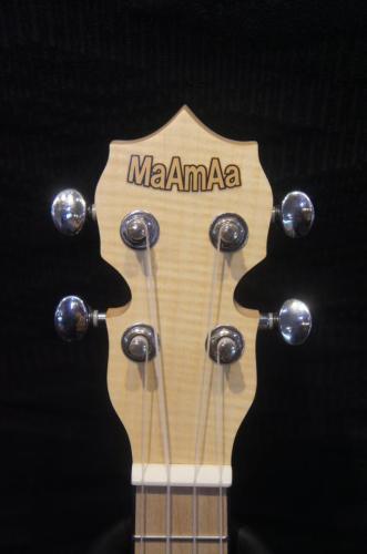 MaAmAa Banjo Ukulele Open Back MBU-PO BK
