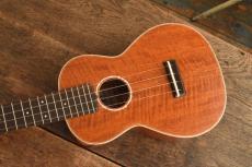 Sofla Ukes Concert Sinker Curly Mahogany