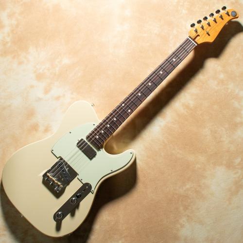 Kz Guitar Works TL Trad 22 MHS3 Faded White w / Curtis Novak PU