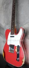 Fender Custom Shop  '60 Telecaster Custom - Handwound Pick-Ups / Fiesta Red Over 3-Tone Sunburst / Heavy Relic_8