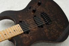 Black Smoker FUTURA-S HH w/Birds Eye Maple, Marble Wood -Dark Brown Burst-_5