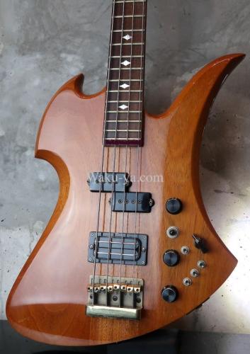 B.C.Rich USA 1984 Mockingbird Bass / All Mahogany Jacaranda / El Monte Long Horn