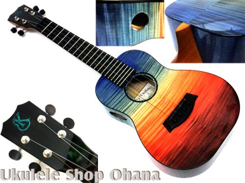 Kanile'a [ILIKAI-C]コンサート カーリーメイプル(水平線夕焼けカラー)