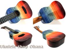 Kanile'a [ILIKAI-C]コンサート カーリーメイプル(水平線夕焼けカラー)_3