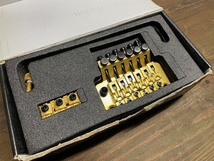 Floyd Rose FRTS3000SR2 Special Series Tremolo System R2 Nut Satin Gold_6