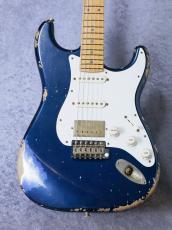 XOTiC XSC-2 Roasted Flame Maple Neck Heavy Aged ~Mercedes Blue Metallic~ 4040