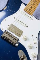 XOTiC XSC-2 Roasted Flame Maple Neck Heavy Aged ~Mercedes Blue Metallic~ 4040_4