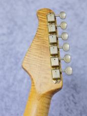 XOTiC XSC-2 Roasted Flame Maple Neck Heavy Aged ~Mercedes Blue Metallic~ 4040_7