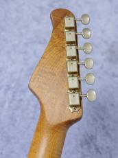 XOTiC XSC-2 Roasted Flame Maple Neck Heavy Aged ~Mercedes Blue Metallic~ 4041_7