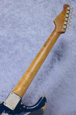 XOTiC XSC-2 Roasted Flame Maple Neck Heavy Aged ~Mercedes Blue Metallic~ 4041_8