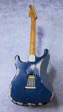 XOTiC XSC-2 Roasted Flame Maple Neck Heavy Aged ~Mercedes Blue Metallic~ 4041_9