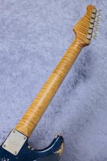 XOTiC XSC-2 5A Grade Roasted Flame Maple Neck ~Mercedes Blue Metallic ~ 4038_7