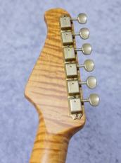 XOTiC XSC-2 5A Grade Roasted Flame Maple Neck ~Mercedes Blue Metallic ~ 4038_9