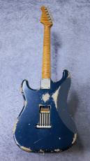 XOTiC XSC-2 5A Grade Roasted Flame Maple Neck ~Mercedes Blue Metallic ~ 4038_10