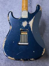 XOTiC XSC-2 5A Grade Roasted Flame Maple Neck ~Mercedes Blue Metallic ~ 4038_11