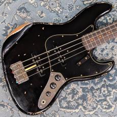 Fender Custom Shop ~Bass Planet Spec~ 1962 Jazz Bass Relic Josefina Jaco Pickups -Aged Black w/Matching Head-