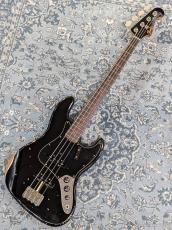 Fender Custom Shop ~Bass Planet Spec~ 1962 Jazz Bass Relic Josefina Jaco Pickups -Aged Black w/Matching Head-_2
