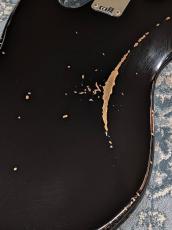 Fender Custom Shop ~Bass Planet Spec~ 1962 Jazz Bass Relic Josefina Jaco Pickups -Aged Black w/Matching Head-_10