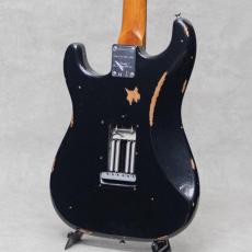 Fender Custom Shop 2017 LTD Black Roasted Dual-Mag Stratocaster Relic / 2022_6
