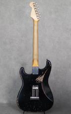 Fender Custom Shop MBS 1962 Stratocaster Heavy Relic Black Overlay Seminole Red Built by Jason Smith_4