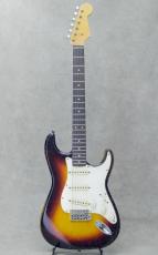 Nacho Guitars Early 60s Contour Body #44007 Heavy Aging Sunburst Medium C Neck_2