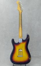 Nacho Guitars Early 60s Contour Body #44007 Heavy Aging Sunburst Medium C Neck_4