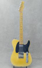 Nacho Guitars 1950-52 Blackguard #1277 Medium Aging Butterscotch Blonde Soft V Neck_2