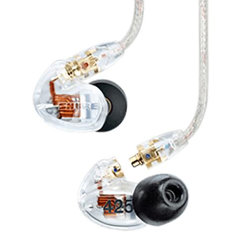 Shure SE425(クリア)+[ ストレートケーブル] イヤホンSE425-CL-A