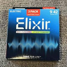 Elixir 【3セットパック】OPTIWEB SUPER LIGHT #16571 3pack【09-42/エレキギター弦】
