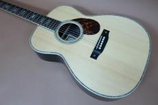 ASTURIAS EC-Emperor Jacaranda / Torch Head Inlay・ German Spruce Top・Solid Brazilian Rosewood Side and  Back・000-45 Style Mexican Shell Abalone Trim and Rosette and Bridge Inlay・Hexagons Inlay 　【With Original  _3