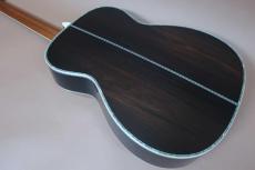 ASTURIAS EC-Emperor Jacaranda / Torch Head Inlay・ German Spruce Top・Solid Brazilian Rosewood Side and  Back・000-45 Style Mexican Shell Abalone Trim and Rosette and Bridge Inlay・Hexagons Inlay 　【With Original  _7