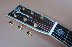 ASTURIAS EC-Emperor Jacaranda / Torch Head Inlay・ German Spruce Top・Solid Brazilian Rosewood Side and  Back・000-45 Style Mexican Shell Abalone Trim and Rosette and Bridge Inlay・Hexagons Inlay 　【With Original  _8