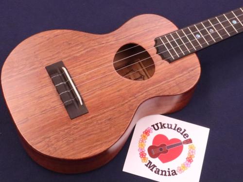 KoAloha Pikake KCM-10 UPT Satin Finish Koa Concert w/ Ebony Bridge and Fretboard Ukulele #5505