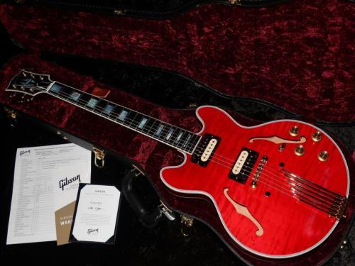 Gibson Custom Shop Demo Mod Collection CS-356 Figured Top Finger Tail Piece w/ Ebony Fingerboard Gloss "MOD" : Faded Cherry