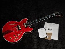 Gibson Custom Shop Demo Mod Collection CS-356 Figured Top Finger Tail Piece w/ Ebony Fingerboard Gloss "MOD" : Faded Cherry_6