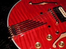 Gibson Custom Shop Demo Mod Collection CS-356 Figured Top Finger Tail Piece w/ Ebony Fingerboard Gloss "MOD" : Faded Cherry_9