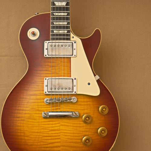 Gibson 1959 Les Paul Standard Reissue VOS -Faded Cherry Tea Burst-【整った杢目・漆黒指板】【3.86kg】