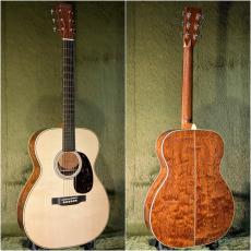 Martin 【SALE!!】-Custom Shop- OM-30Style Multicolor Rope Purfling【Quilted Bubinga/Swiss Spruce】#2894739