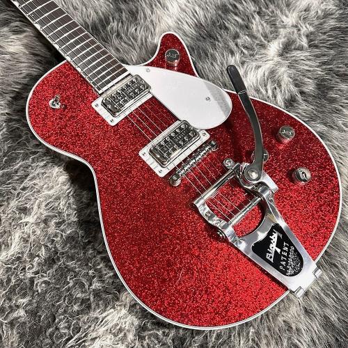 Gretsch G6129T Players Edition Jet FT with Bigsby Red Sparkle