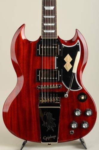 Epiphone 1964 SG Standard Reissue With Maestro Vibrola Cherry Red【S/N 25021529839】