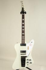 Epiphone Inspired by Gibson Custom 1963 Firebird V With Maestro Vibrola Reissue Polaris White_2